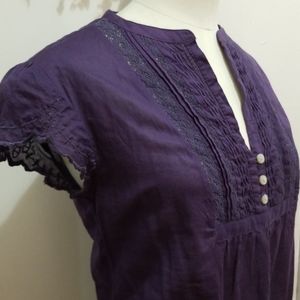 Converse tunic blouse 100% cotton